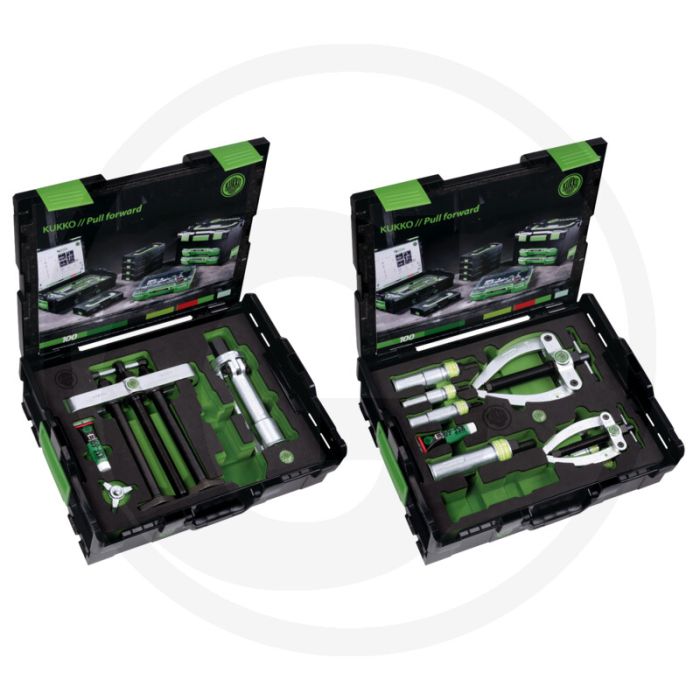 Kukko kogellagertrekkerset - binnendiameter (mm): 12-110, inhoud: 7600110602 t/m 7600110568, 2x l-boxx