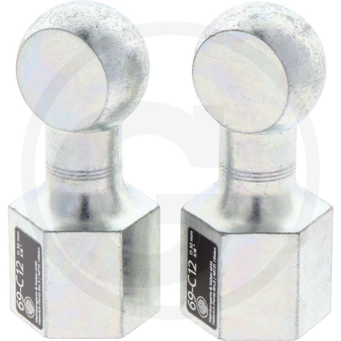 Adaptateur de palier (paire) - convient aux paliers jusqu'à 80 mm