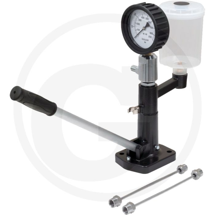 Ks tools verstuivertester, 600 bar - tafelmodel voor testen van verstuivers op openingsdruk, dichtheid en straalvorm