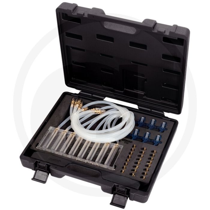 Ks tools common rail injector tester met 8 meetbuizen - professioneel prüfsortiment Ks tools common rail injector tester met 8 meetbuizen - professioneel prüfsortiment