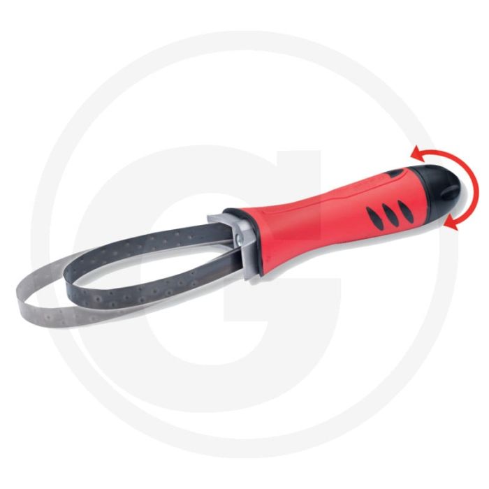 Clé pour filtres à huile Ks Tools, Ø : 65 - 105 mm - réglage en continu, utilisation d'une seule main, poignée ergonomique Clé pour filtres à huile Ks Tools, Ø : 65 - 105 mm - réglage en continu, utilisation d'une seule main, poignée ergonomique