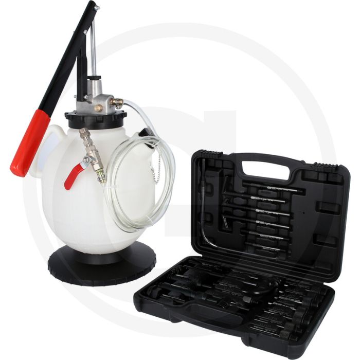 Ks tools universal getriebeöl-füllsystem-satz met 23-tlg. adaptersatz - 7.5 l capaciteit