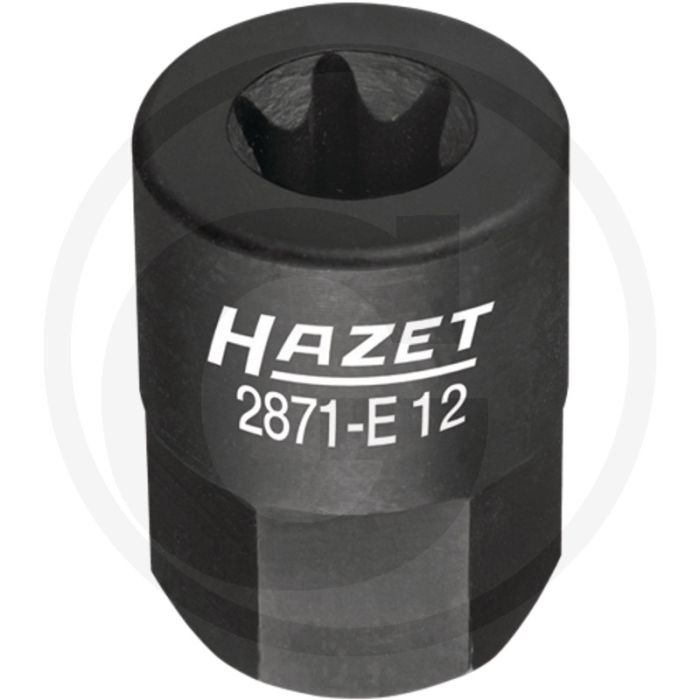 Hazet dopsleutelbitset torx® e 12 - lengte 28 mm