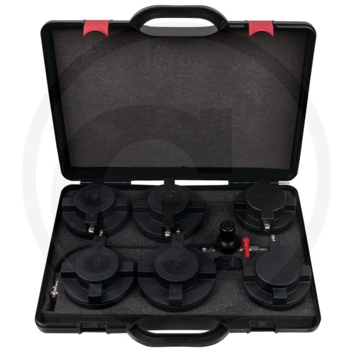 Ks tools lkw turbo-ladeluft-system-prüfkoffer, für lkw und nkw turbo-motoren, diesel, schlauchinnendurchmesser 105,0 - 130,0 mm