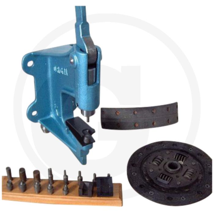 Tip top klinkapparaat tot 10 mm klinknagels - speciale stempel voor koppelingsschijven Tip top klinkapparaat tot 10 mm klinknagels - speciale stempel voor koppelingsschijven