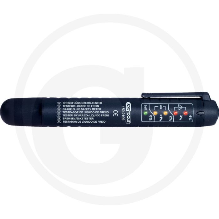 Ks tools remvloeistoftester Ø 20mm 5led ip44 Ks tools remvloeistoftester Ø 20mm 5led ip44