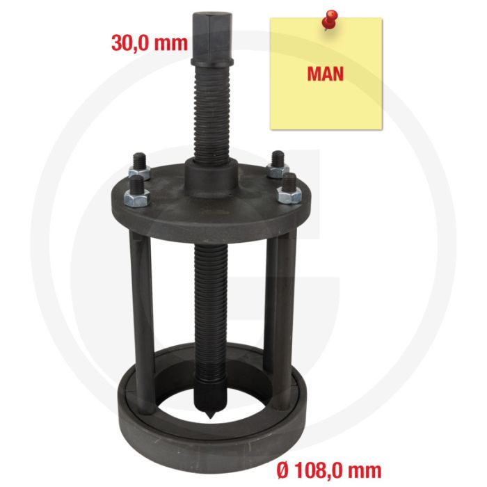 Ks tools man radlager-abzieher - passend voor: man 33460, 410 en 414 -bremsscheibenlager vorderachse