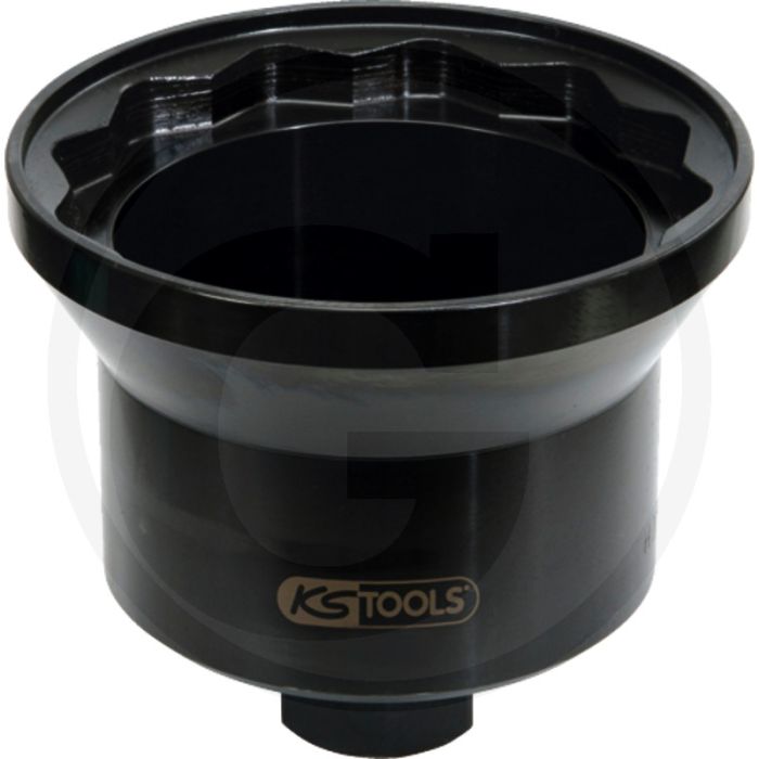 Ks tools 3/4" asmoerdop met geleidekraag, 110 mm - passend voor iveco