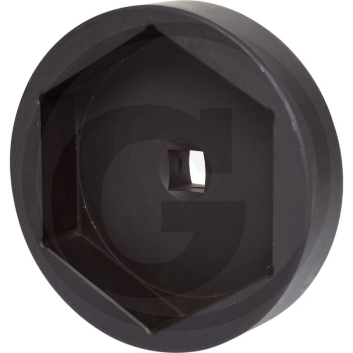 Ks tools 1" achsmuttern-schlüssel, 6-kant, kurz, 160mm - hoogwaardig speciaal gereedschap met hoge draaimomenten