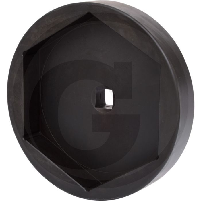 Ks tools 1" achsmuttern-schlüssel, 6-kant, kurz, 200mm - hoogwaardig speciaal-werkzeugstahl