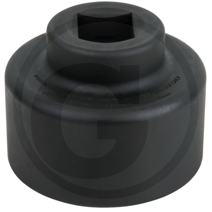 Ks tools 1" achsmuttern-schlüssel, 6-kant, kurz, 70mm - hoogwaardig speciaal-werkzeugstahl Ks tools 1" achsmuttern-schlüssel, 6-kant, kurz, 70mm - hoogwaardig speciaal-werkzeugstahl