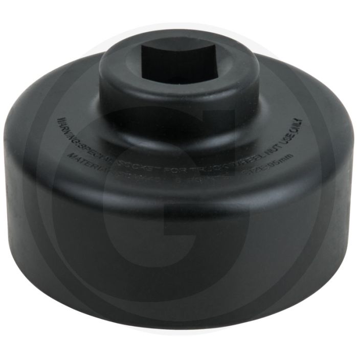 Ks tools 1" achsmuttern-schlüssel, 6-kant, kurz, 95mm - robuuste uitvoering met hoge draaimomenten