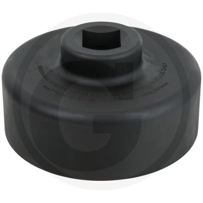 Ks tools 1" achsmuttern-schlüssel, 6-kant, kurz, 100mm - hoogwaardig gereedschap voor hoge draaimomenten