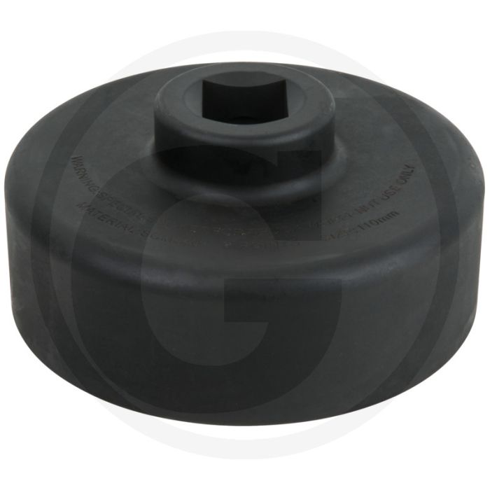 Ks tools 1" achsmuttern-schlüssel, 6-kant, kurz, 110mm - robuuste uitvoering met hoge draaimomenten