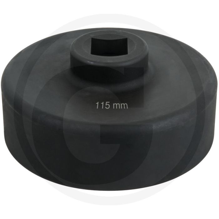 Ks tools 1" achsmuttern-schlüssel, 6-kant, kurz, 115mm - hoogwaardig gereedschap voor hoge draaimomenten