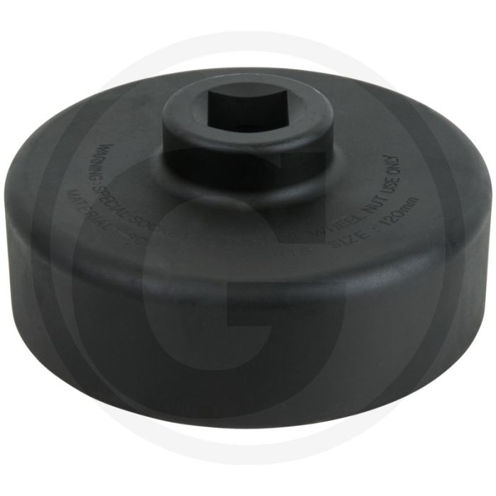 Ks tools 1" achsmuttern-schlüssel, 6-kant, kurz, 120mm - robuuste uitvoering met hoge draaimomenten