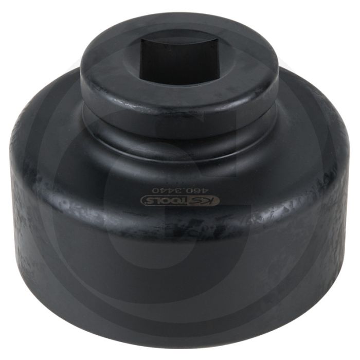 Ks tools 1" achsmuttern-schlüssel, 8-kant, kurz, 95 mm - robuuste uitvoering met hoge draaimomenten
