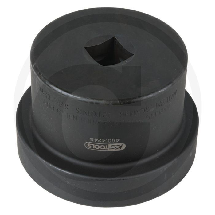 Ks tools 1" achsmuttern-schlüssel mit führungsbund, 12-kant - sleutelmaat 105mm