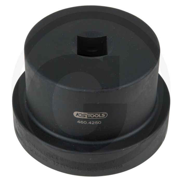 Ks tools 1" achsmuttern-schlüssel mit führungsbund, 12-kant - sleutelmaat 110mm