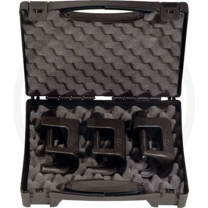 Ks tools stuurkogeluitdrukset, universeel 3-delig, in kunststof koffer - Ø: 23,28, 34 mm