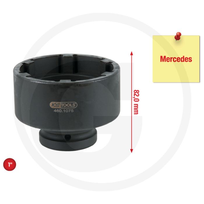 Ks tools 1" nutmuttern-schlüssel - spezial-werkzeugstahl