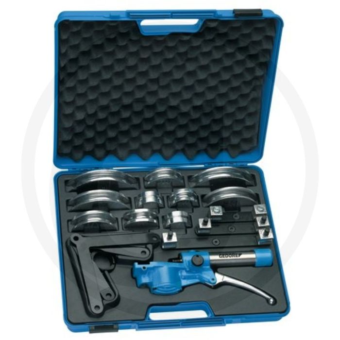 Handrohrbieger satz, hydraulisch 11-tlg. - abmessungen bis 22 mm Ø 90°