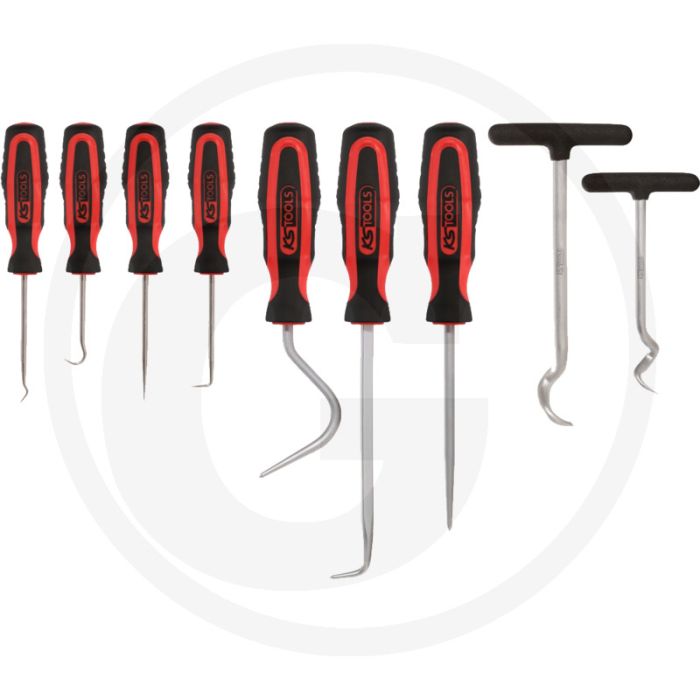 Ks tools master haakgereedschapset 9-delig - ideaal voor o-ringen en afdichtingen Ks tools master haakgereedschapset 9-delig - ideaal voor o-ringen en afdichtingen