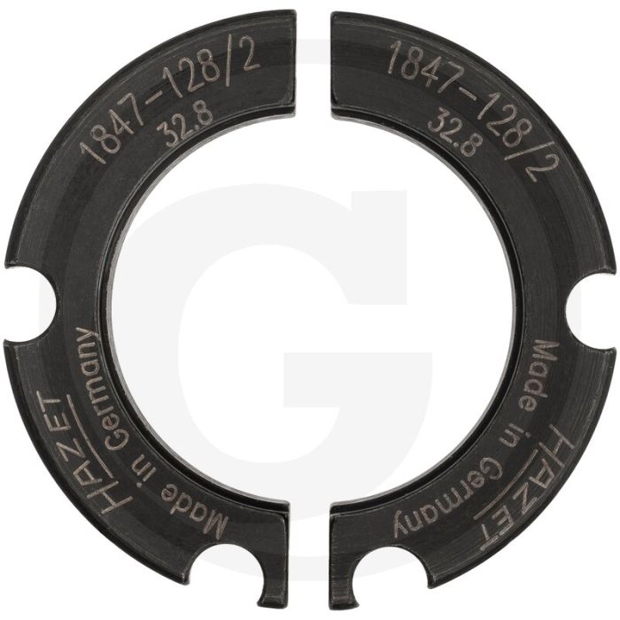 Hazet-Halbschalenpaar (⌀ 32,8 mm) zur einfachen und beschädigungsfreien Montage von Antriebswellengelenk