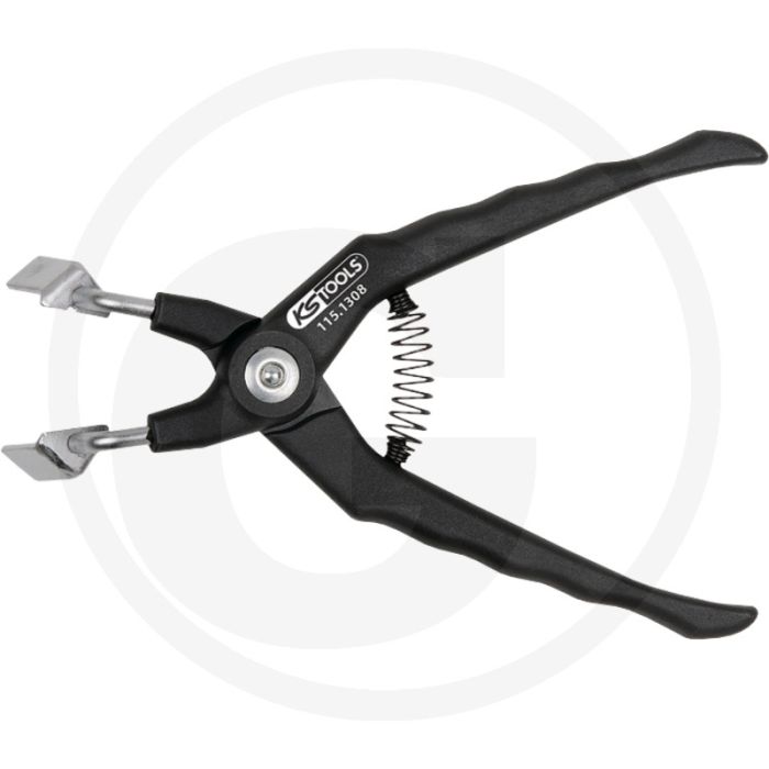 Ks tools relais tang 45° gebogen - geschikt voor eng gesteckte relais - 155x38x265mm