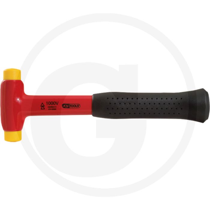 Ks tools geïsoleerde terugslagvrije hamer, kop-Ø 25mm, 300mm totale lengte Ks tools geïsoleerde terugslagvrije hamer, kop-Ø 25mm, 300mm totale lengte