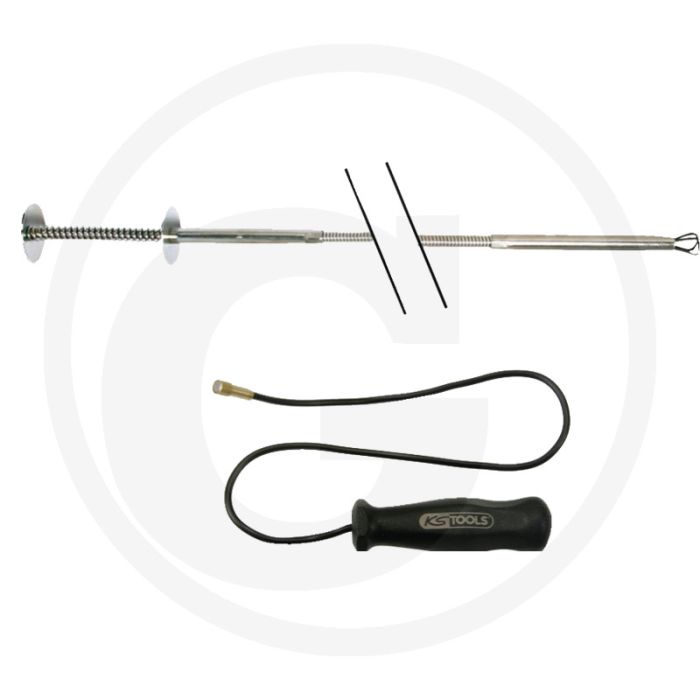 Ks tools magneethouder en klauwgrijper set 2-delig - flexibele klauwgrijper 600 mm, flexibele magneethouder 400 mm Ks tools magneethouder en klauwgrijper set 2-delig - flexibele klauwgrijper 600 mm, flexibele magneethouder 400 mm