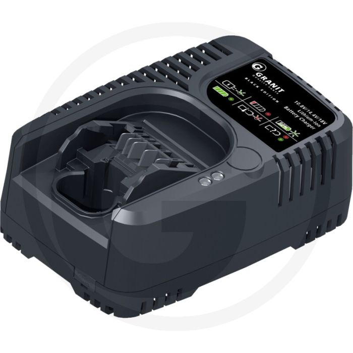 Black edition chargeur rapide de batterie 18v - charge les batteries 4.0ah et 5.0ah deux fois plus vite