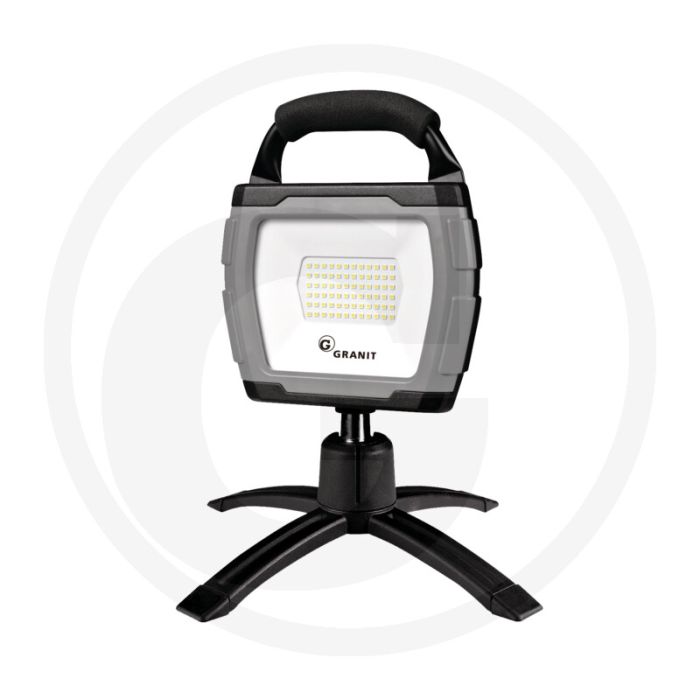 Black edition led accu bouwlamp bex 3000 - 2800 lumen high-power modus