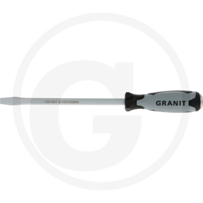 Black edition schroevendraaierset met slagkap, 10 mm - lengte 200 mm