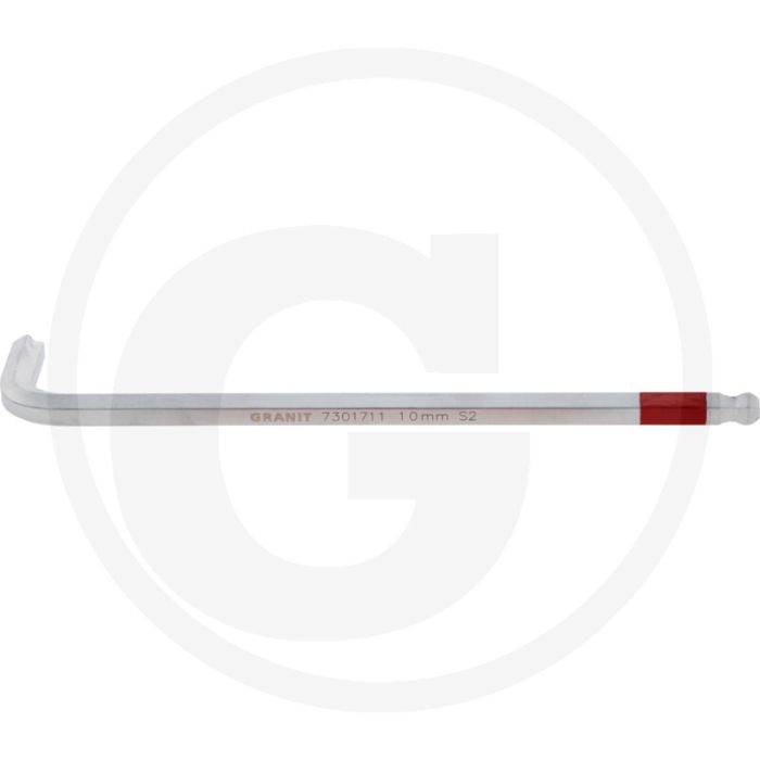 Black edition heavygrip haakse stiftsleutel, 10 mm, l1: 234 mm