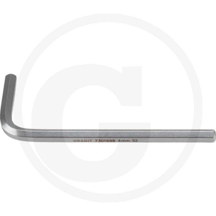 Black edition black edition haakse stiftsleutel, kort, 4 mm - sleutelmaat: 4