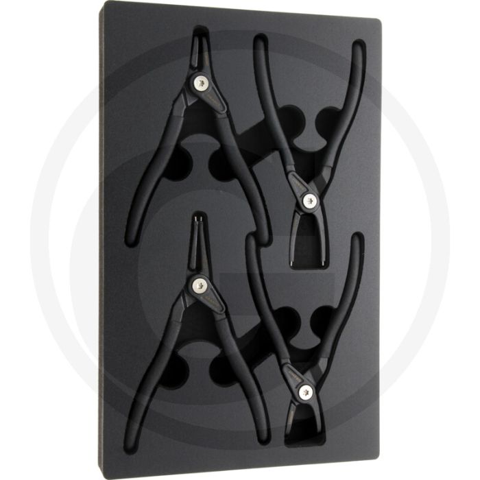 Jeu de clés à circlips Black edition, 4 pièces - pour circlips 19-60 mm