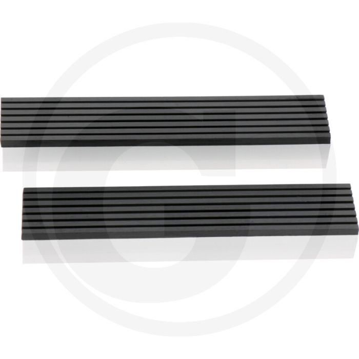 Black edition black edition beschermbekken met kunststof coating 6" - voor het voorzichtig spannen van gevoelige werkstukken