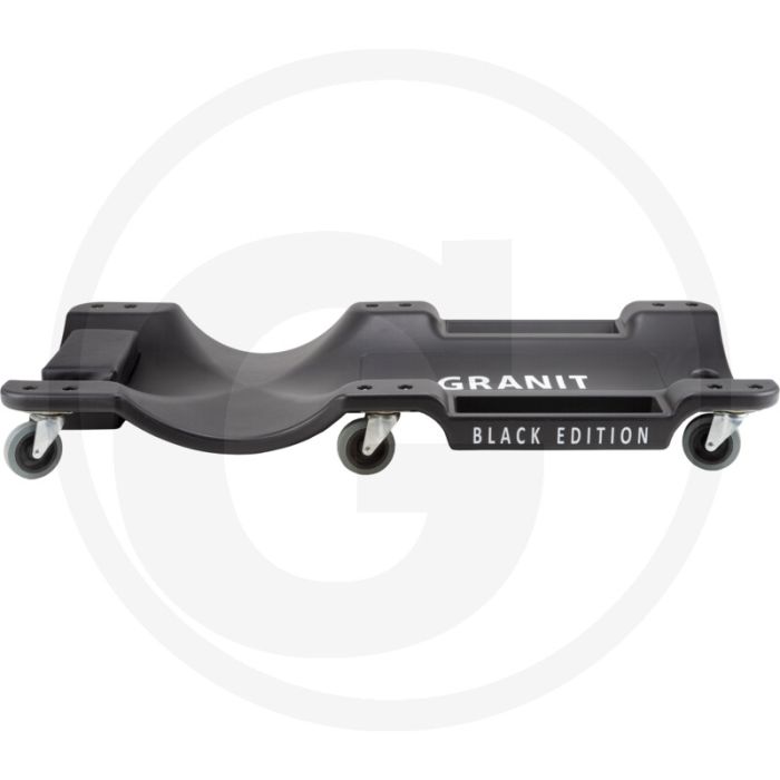Chariot Black edition - plastique noir très résistant, capacité de charge jusqu'à 180 kg