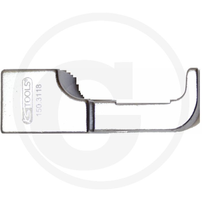 Ks tools arm, enkel - speciaal staal, 110x20x160mm