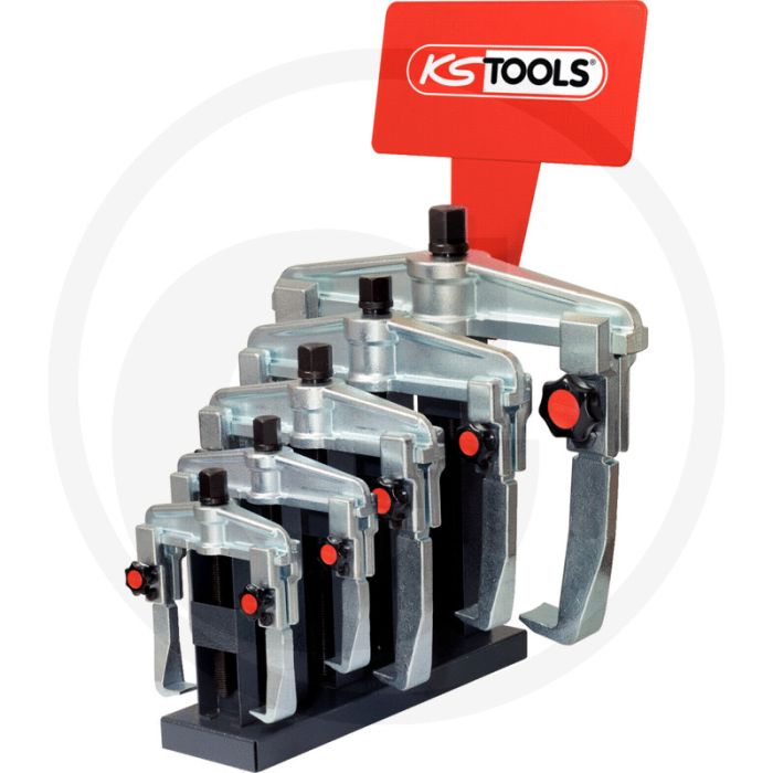 Ks tools universele trekker met snelspanfunctie - 5-delig, 2-armig, 20-250 mm