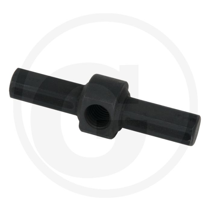 Ks tools dwarsbalk, zeskant - 6-kant, 30x30x100 mm, 100g