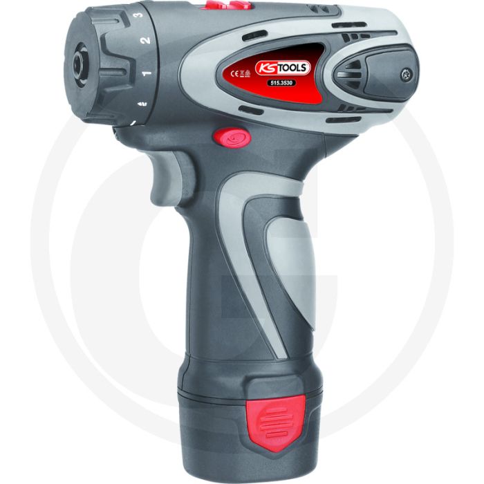 Ks tools Akku-Bit-Schrauber 24nm, 1/4" z.accu - ergonomisch, 10,8v, 1,5ah, 0-400 U/min, 1h Ladezeit