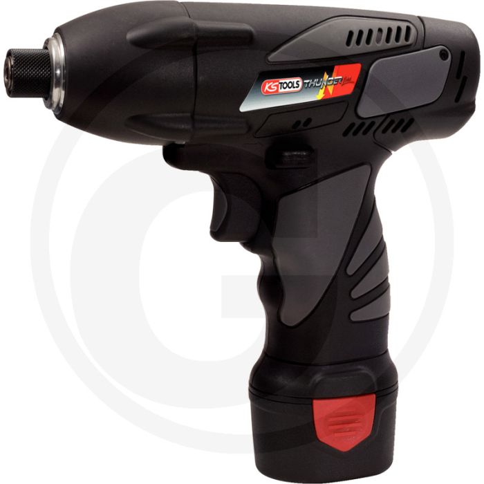 Ks tools 1/4'' accu-bit-slag-sleutel, 121nm, 1.870u/min. 10,8v - ergonomisch en krachtig Ks tools 1/4'' accu-bit-slag-sleutel, 121nm, 1.870u/min. 10,8v - ergonomisch en krachtig