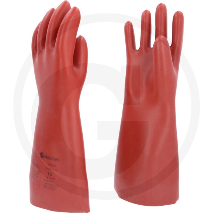 Ks tools elektriker-schutzhandschuh mit mechanischen und thermischen schutz, größe 10, rot, din en 60903-zertifiziert