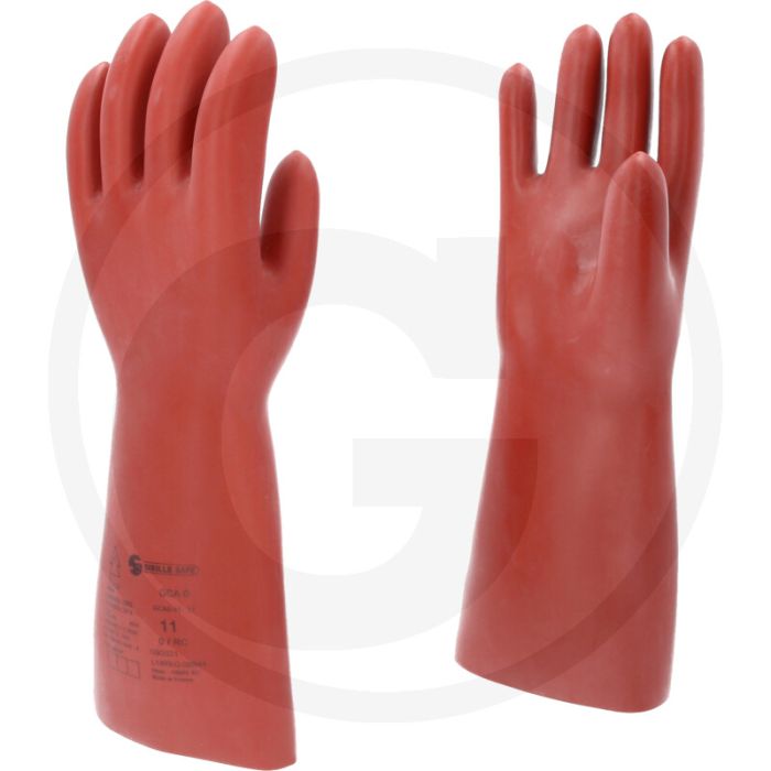 Ks tools elektriker-schutzhandschuh, größe 11, rot, din en 60903, 410mm