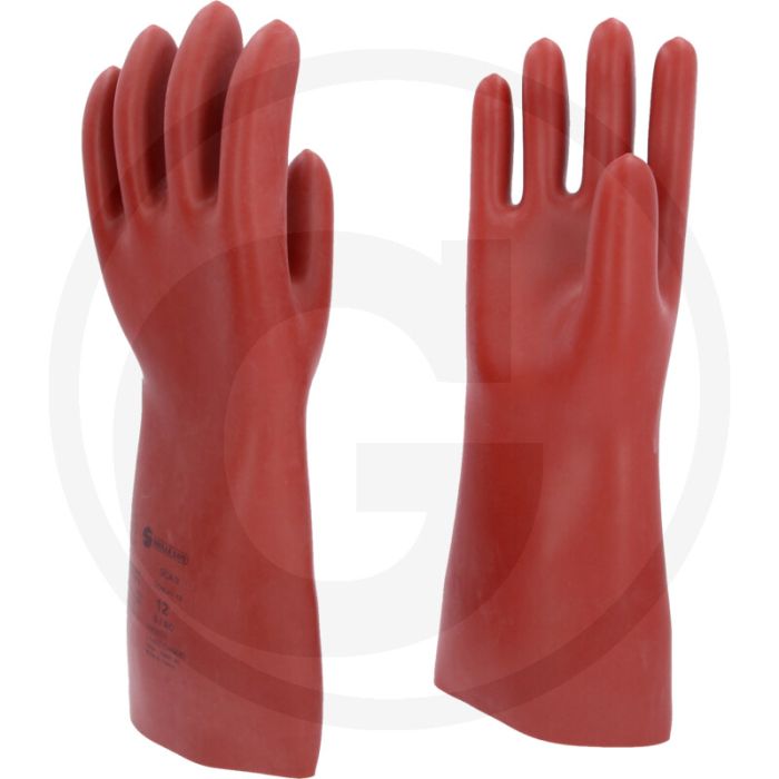 Ks tools elektriker-schutzhandschuh mit mechanischen und thermischen schutz, größe 12, rot, din en 60903-zertifiziert