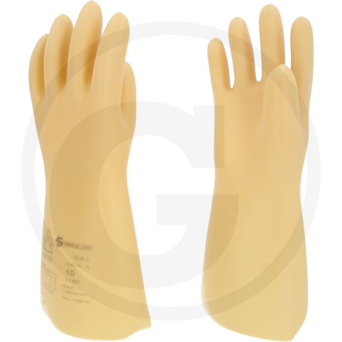 Ks tools elektriker-schutzhandschuh, größe 10, 17000v isolierung, din en 60903, 2mm stark
