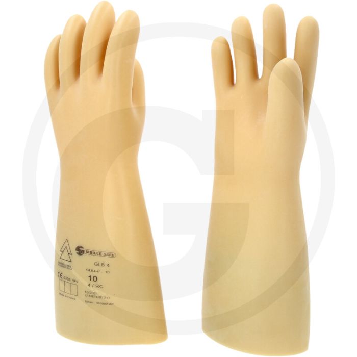 Ks tools elektriker-schutzhandschuh mit schutzisolierung, größe 10, isolierung nach din en 60903, 36000v-zertifikat, klasse 4