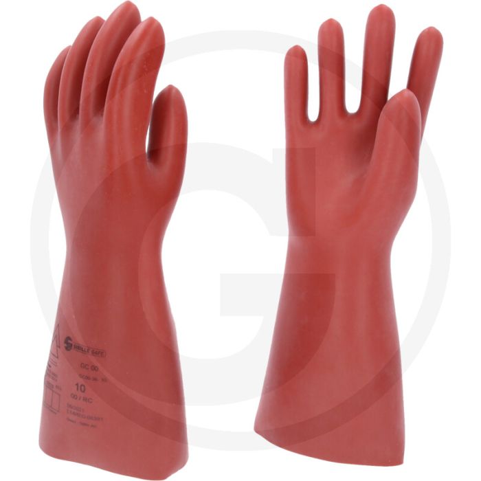 Ks tools elektriker-schutzhandschuh mit mechanischem schutz, größe 10, rot, din en 60903-zertifiziert